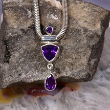 Amethyst Anhänger, 925er