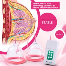Elektrische Brustvergrößerungspumpe Frauen Vakuum Schröpfen Brustmassage