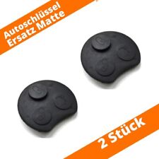2 x Auto Schlüssel Gummi  Tastenfeld  für Smart ForTwo 450 452 Roadster Brabus