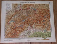 1928 VINTAGE MAP OF