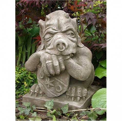 Gargoyle mit schild - mit,
