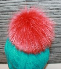 XXL Pelz Fell Bommel 17 cm Pelzbommel Pompon  Blaufuchs Fuchs Fuchs Mütze Ski