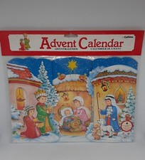 Versiegelt Vintage Caltime Adventskalender Weihnachten Krippe 80er Jahre Neu aus altem Lagerbestand Bild