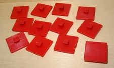 F631 Fischertechnik 38246 Statik 12 Bauplatten 15x15 mit Zapfen