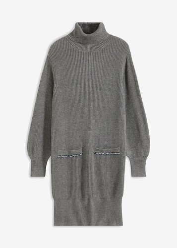 Neu strickkleid 42 grau - gr.,
