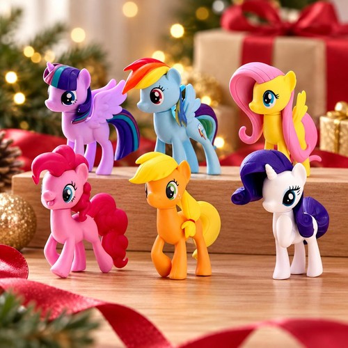 6er set little pony - my,