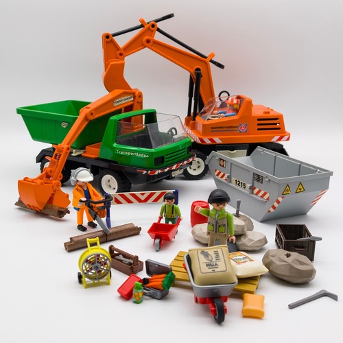 Playmobil baustelle konvolut - playmobil,