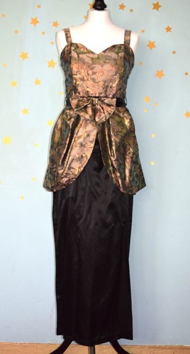 70er vintage maxikleid pariser - vintage,