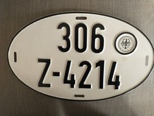 1 altes Zollkennzeichen 