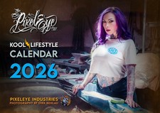 The Pixeleye Kool Lifestyle Calendar 2026 | Hot Rod & Pin-Up Kalender
