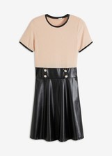 Lederimitat kleid 40 42 - lederimitat-kleid, 40/42