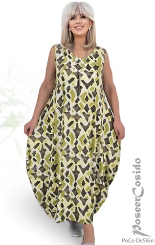 Lagenlook top ballon - top, ballon-kleid