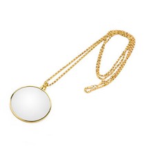 (Gold)5X Lupe Monokel Linse