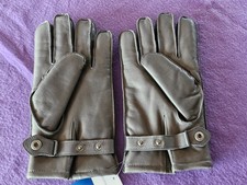 Nappa Leder Handschuhe grau