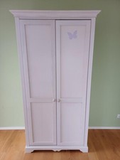 Baby-/Kinderzimmer PAIDI "Sylvie" – Kleiderschrank + Kommode + Baby Bett + Regal