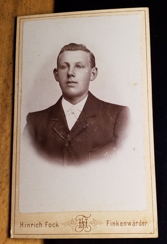 Junger mann portrait - junger, cdv
