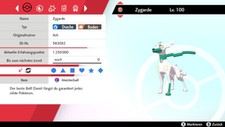 Shiny Zygarde 10% 6IV | LVL