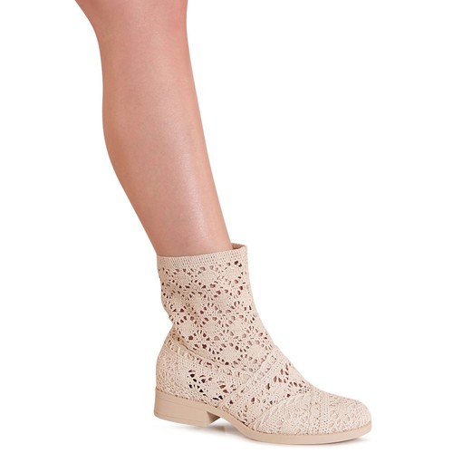 Damen cut out stiefeletten - cut,
