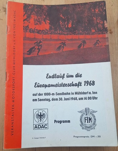 Speedway programm sandbahn - speedway,