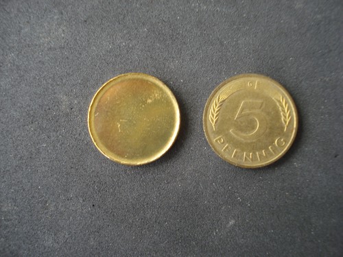 Münzrohling pfennig stück - 5,