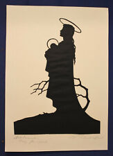 Original Scherenschnitt von