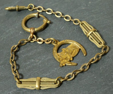 Alte goldene Taschenuhrkette