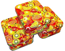 3er Set Plätzchendose Metall