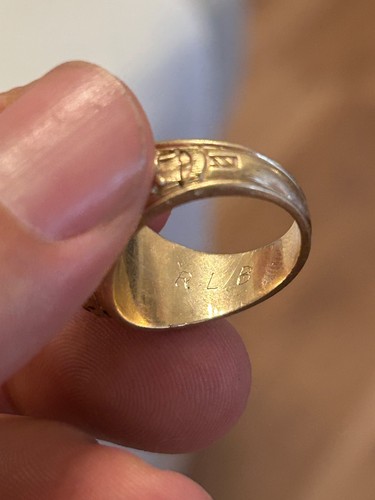 Goldene ring 10k balfour 1974 - goldene,