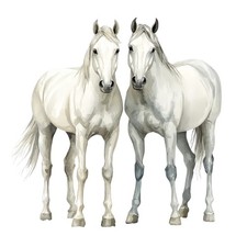 100x Stickers Horse