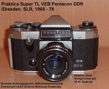 Praktica super TL, SLR, Pentacon Dresden 1968-73