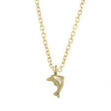 Collier delphin gold 585 - gold, 585/000