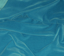 Blauer Samt Kleiderstoff