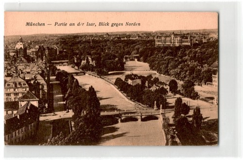 München isar blick gegen - münchen,,