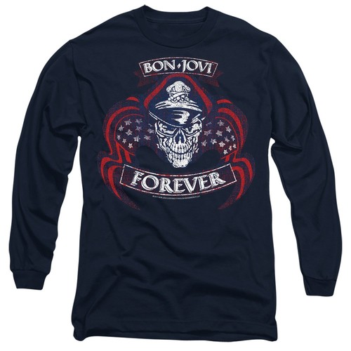 Bon jovi forever skull - forever, langarm