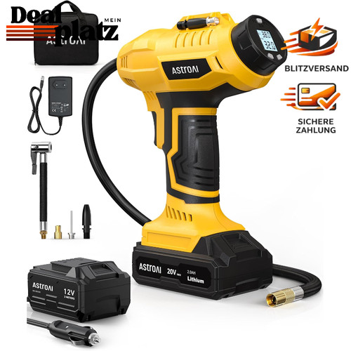 Luftkompressor 20v akku - luftkompressor, 2-in-1