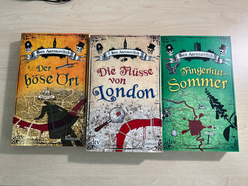 3er set ben aaronovitch die - ben, aaronovitch: