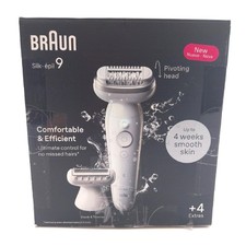 Braun Epilierer Damen Haarentfernung Silk épil 9 langanhaltende glatte Haut Komf