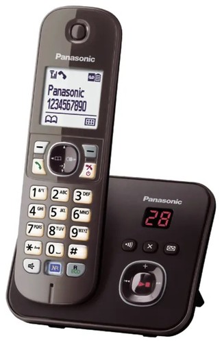 Panasonic telefon mocca braun - panasonic, mocca-braun