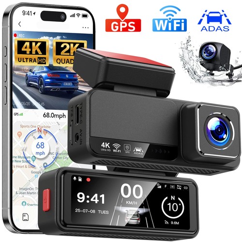 Auto dashcam adas - 4k, gps