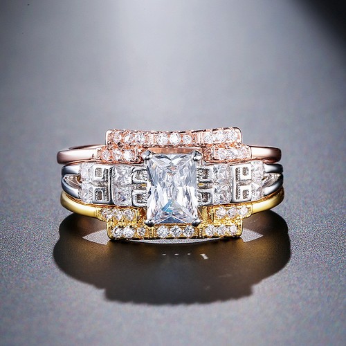 Luxus damen dreiteiliges - luxus, ring