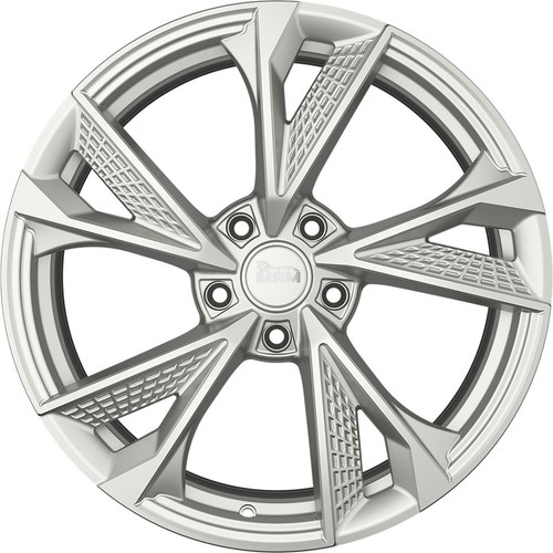 Mam rs6 silver painted 5x17 - silver, 7.5x17"