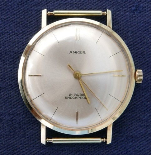Anker herrenuhr gold - anker, kt