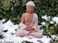 Steinfigur Buddha Feng Mönch