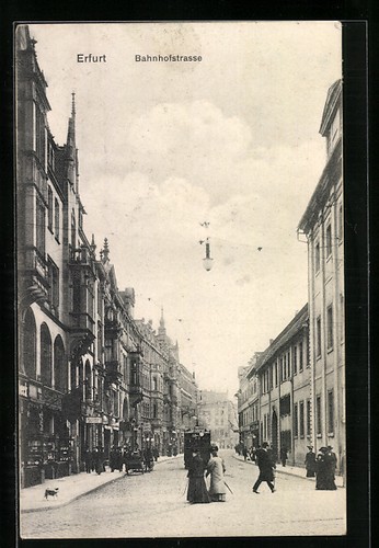 Ansichtskarte erfurt - ansichtskarte,