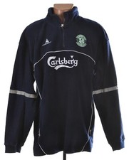 HIBERNIAN EDINBURGH 1998/1999 FOOTBALL FLEECE JACKE LE COQ GR XL