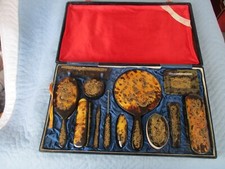 Antikes altes Reise Pflegeset