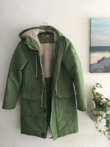 Derbe mantel mit kapuze grün - derbe,