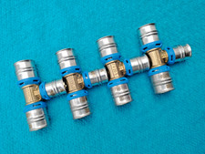 4 x T-Stücke 20x16x20 N, Alpex, Conel MV2, Cosmo Connect