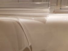 2 Stück Universalersatzdichtungen Runddusche gebogen kompatibel zu zB.Dusar,etc.