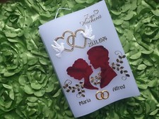 Hochzeitskerze Form Welle